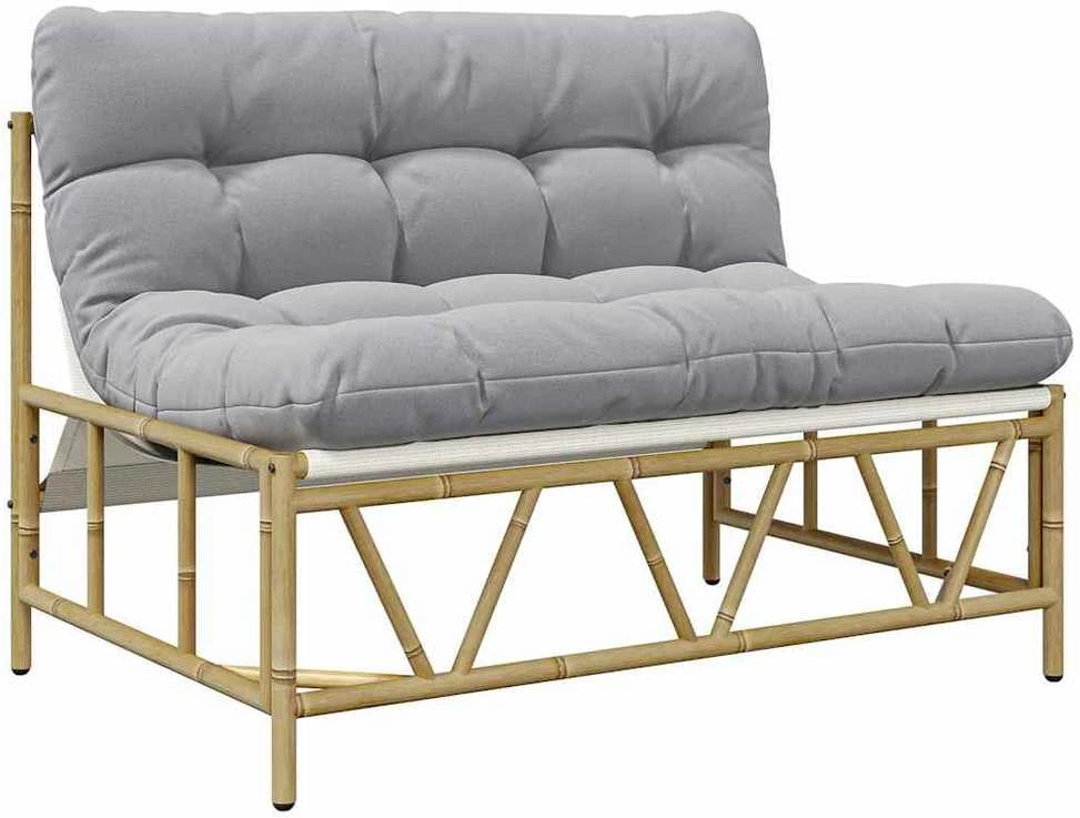 Lauko sėdimos vietos Šviesiai pilka 110 x 74,5 x 71 cm Plienas
