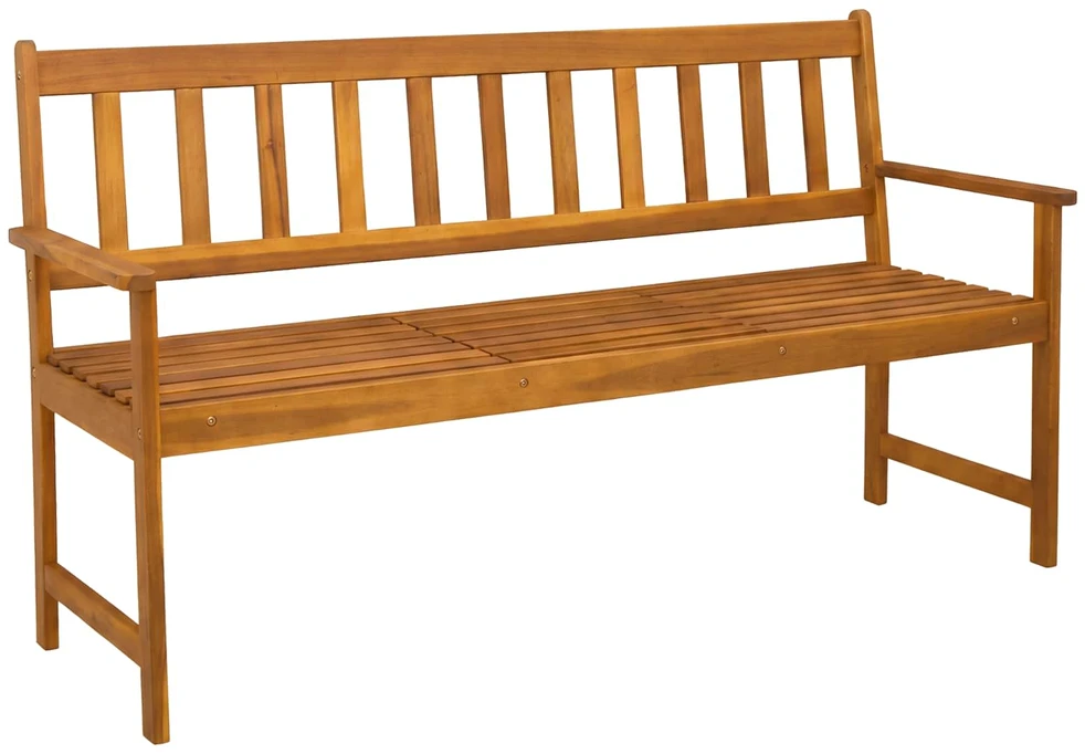 Sodo suolelis 158 x 55 x 89 cm Kietos akacijos mediena Natūrali