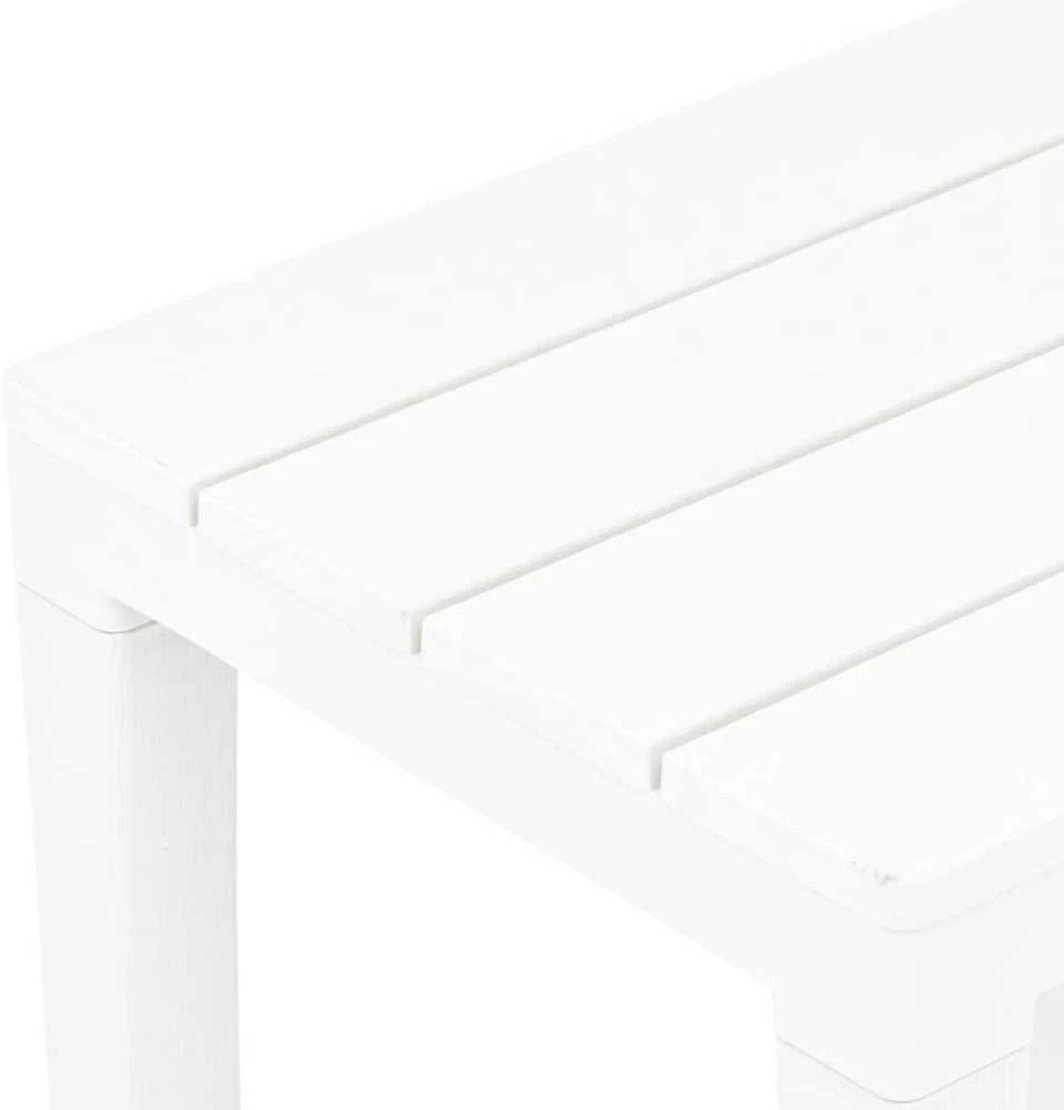Sodo suoliukai, 2vnt., baltos spalvos, plastikas
