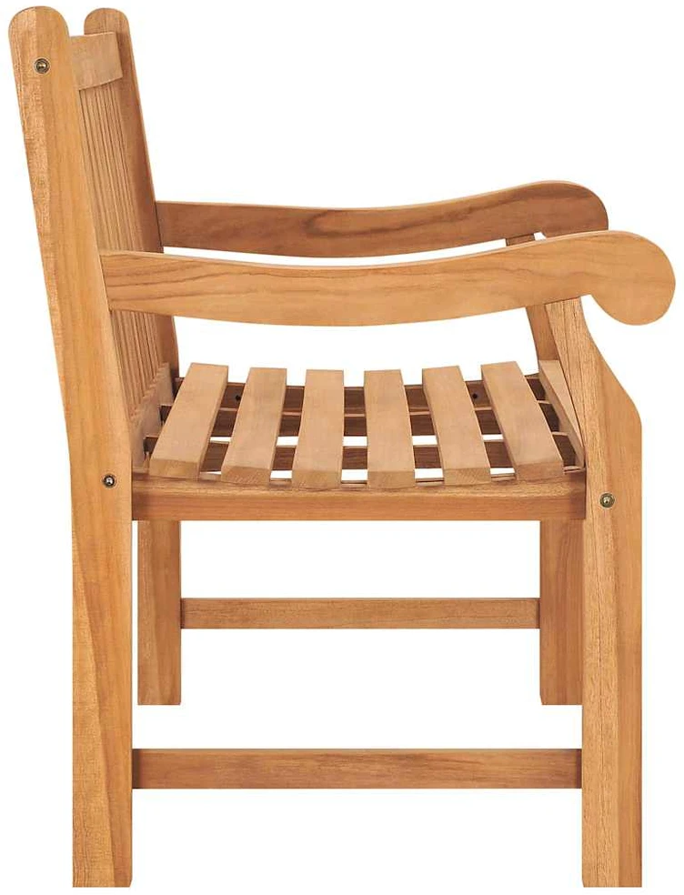 Sodo suoliukas, 114cm, tikmedžio medienos masyvas