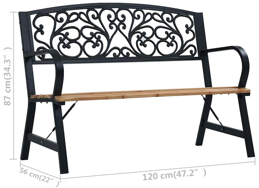 Sodo suoliukas, 120cm, mediena