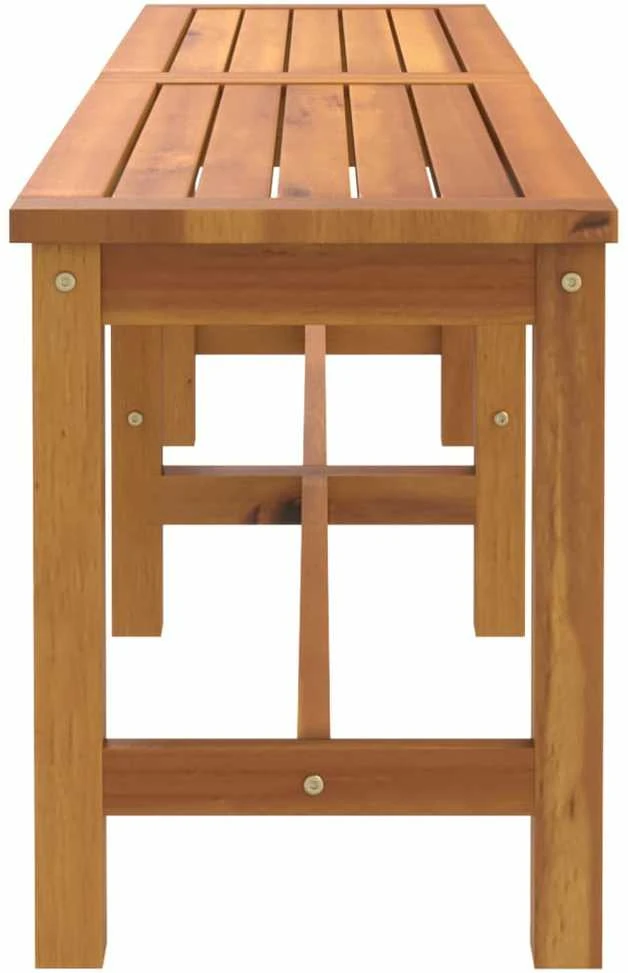 Sodo suoliukas, 150x35x45cm, akacijos medienos masyvas