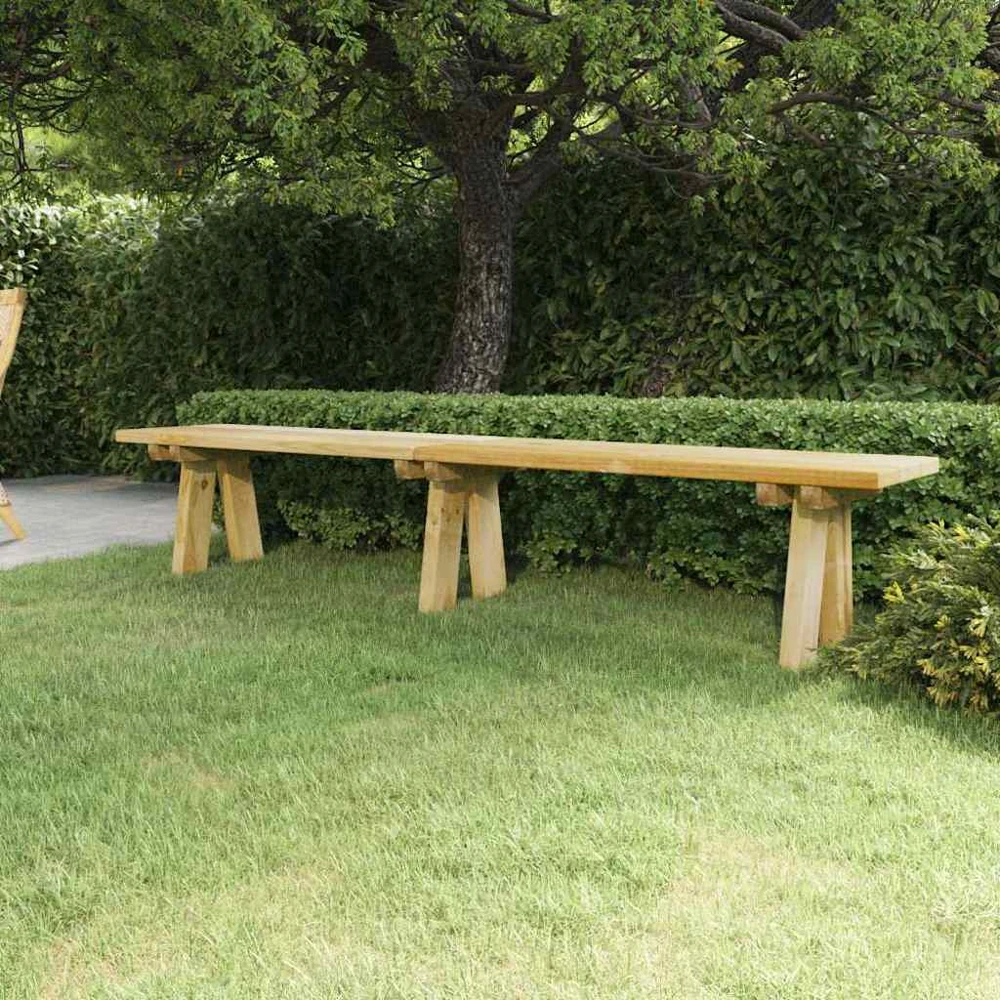 Sodo suoliukas, 220cm, impregnuotos pušies medienos masyvas