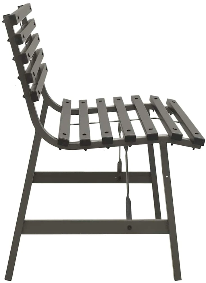 Sodo suoliukas, juodos spalvos, 110cm, plienas