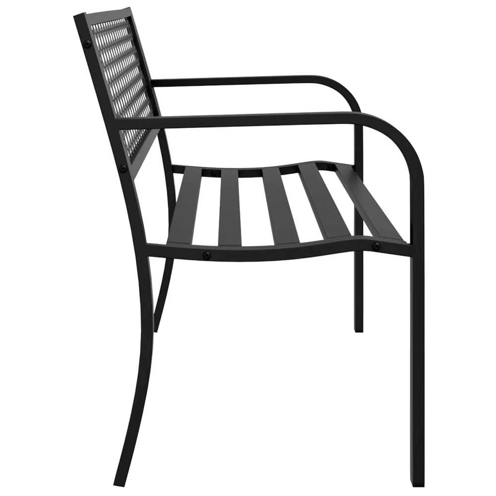 Sodo suoliukas, juodos spalvos, 119cm, plienas
