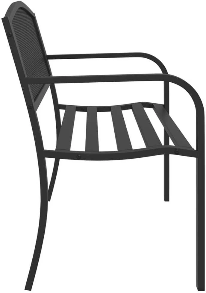Sodo suoliukas, juodos spalvos, 119cm, plienas