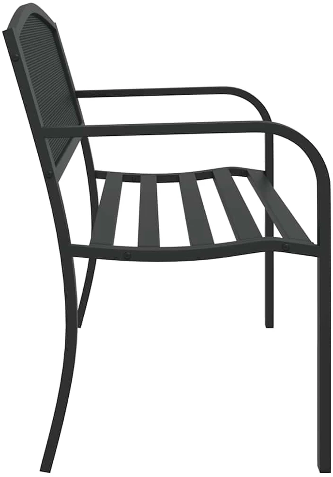 Sodo suoliukas, juodos spalvos, 119cm, plienas