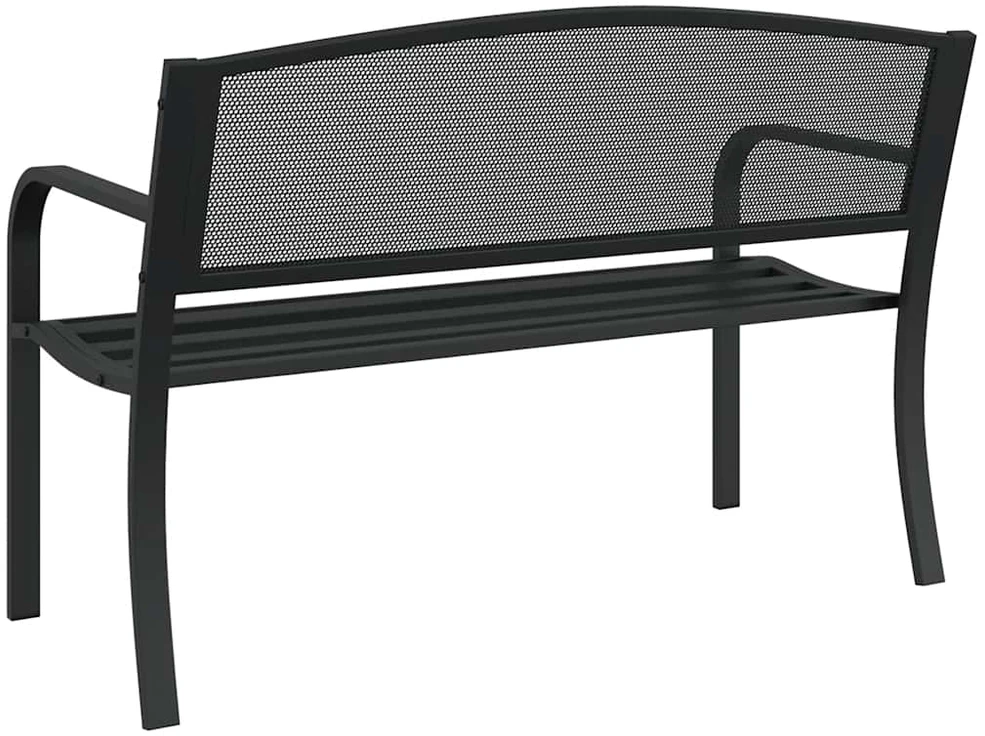 Sodo suoliukas, juodos spalvos, 119cm, plienas
