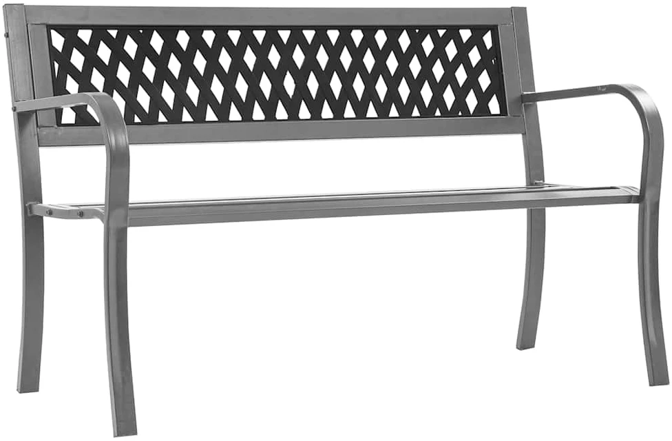 Sodo suoliukas, juodos spalvos, 120cm, plienas