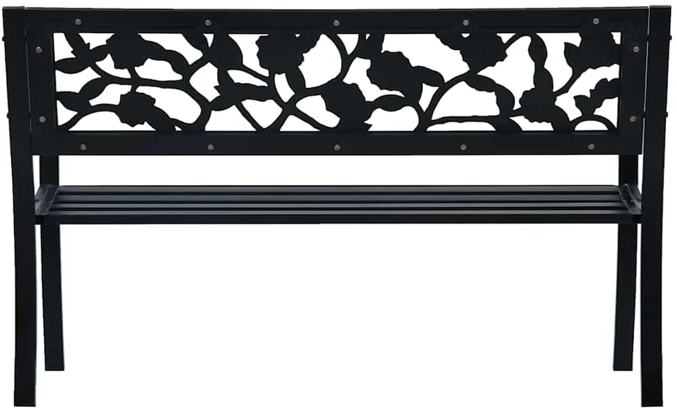 Sodo suoliukas, juodos spalvos, 125cm, plienas