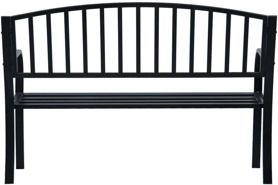 Sodo suoliukas, juodos spalvos, 125cm, plienas