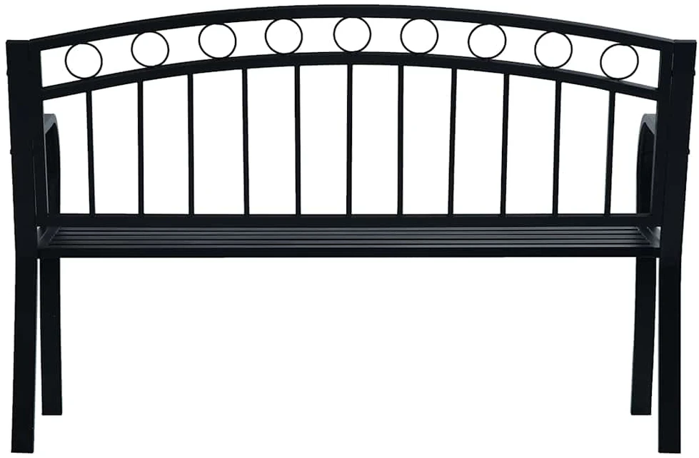 Sodo suoliukas, juodos spalvos, 125cm, plienas