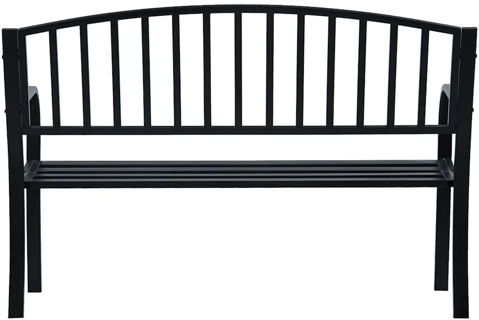 Sodo suoliukas, juodos spalvos, 125cm, plienas