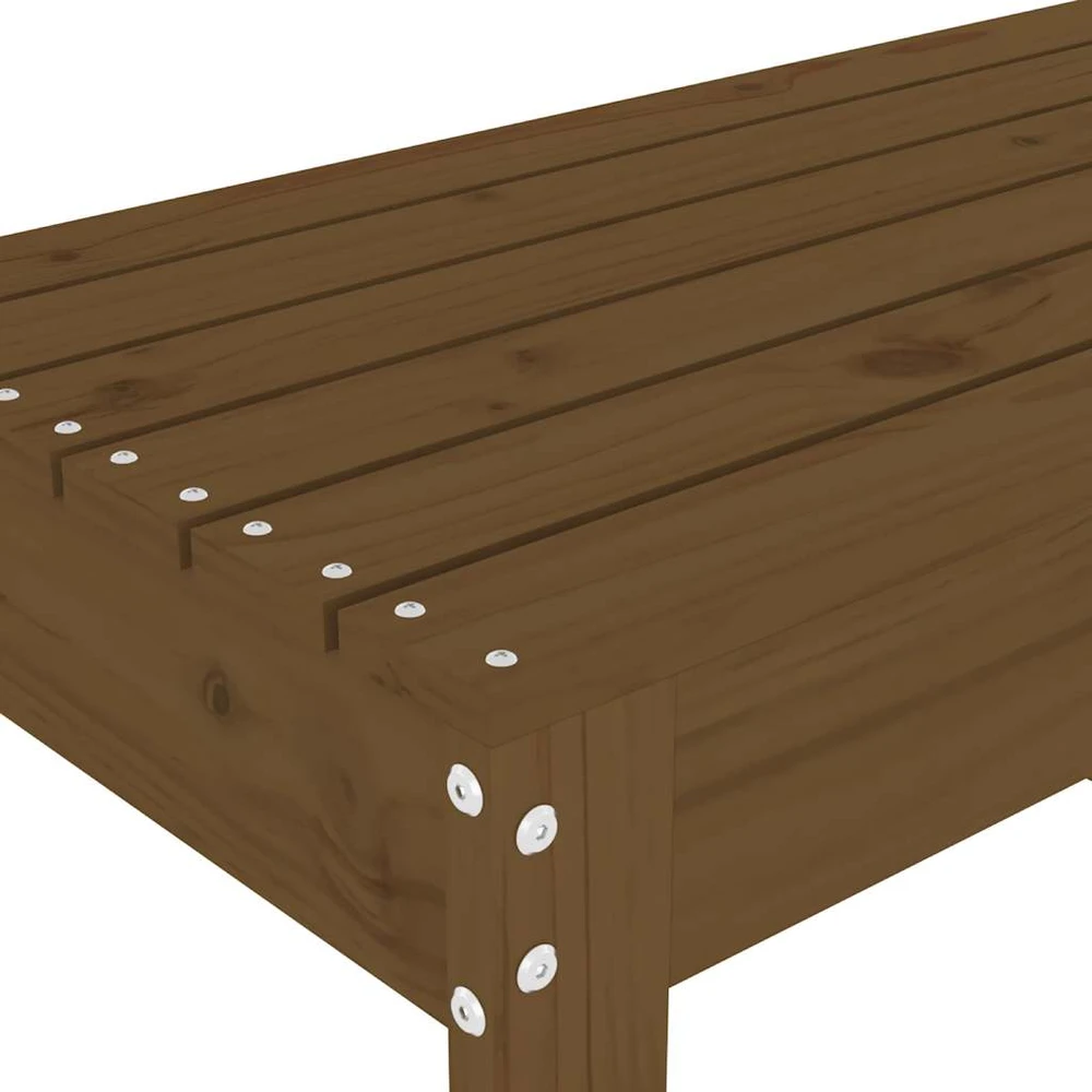 Sodo suoliukas, medaus rudas, 110x38x45cm, pušies masyvas