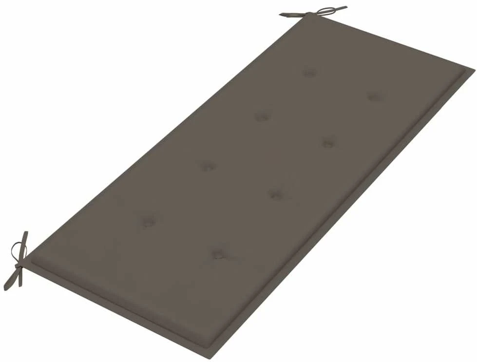 Sodo suoliukas su pagalvėle, 120cm, akacijos medienos masyvas