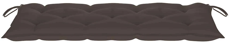 Sodo suoliukas su pagalvėle, 120cm, akacijos medienos masyvas