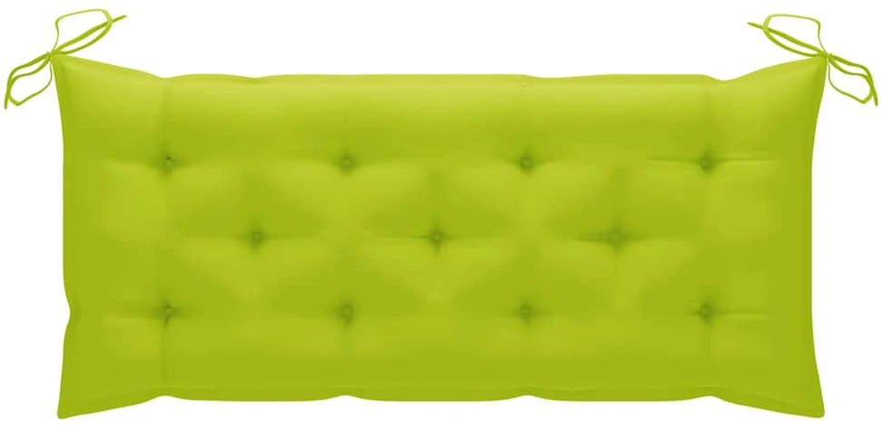 Sodo suoliukas su pagalvėle, 120cm, bambukas (41504+314955)