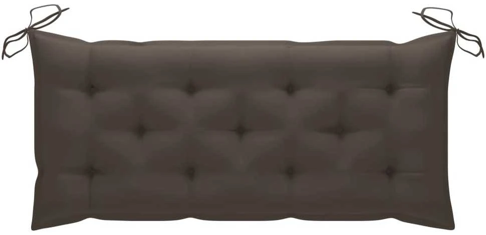 Sodo suoliukas su pagalvėle, 120cm, bambukas (41504+314952)