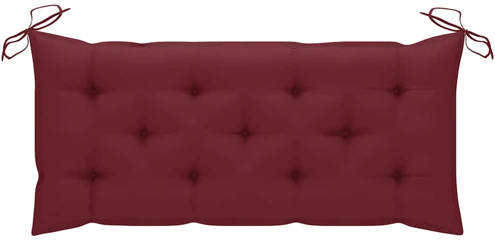 Sodo suoliukas su pagalvėle, 120cm, bambukas (41504+314953)