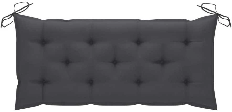 Sodo suoliukas su pagalvėle, 120cm, bambukas (41504+314944)
