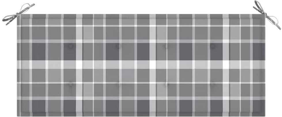 Sodo suoliukas su pagalvėle, 120cm, bambukas (41504+314085)