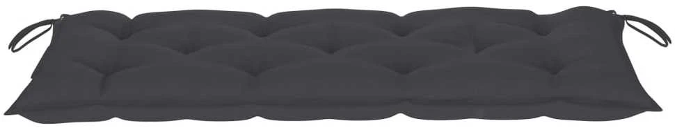 Sodo suoliukas su pagalvėle, 120cm, bambukas (41504+314944)