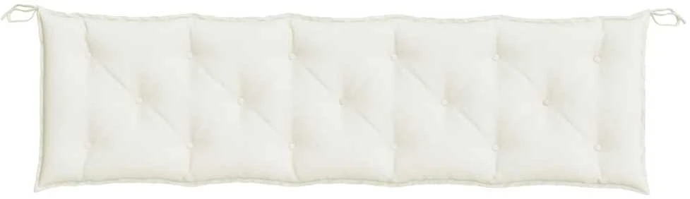 Sodo suoliuko pagalvėlė, kreminės mišinys, 180x50x7cm, audinys