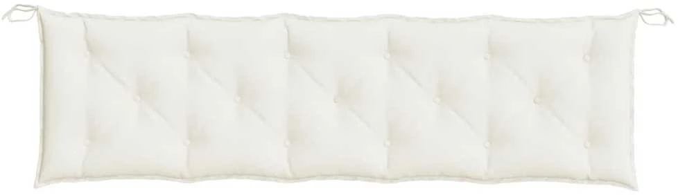 Sodo suoliuko pagalvėlė, kreminės mišinys, 180x50x7cm, audinys