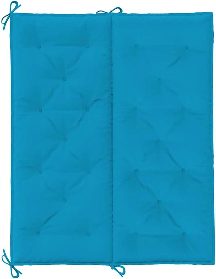 Sodo suoliuko pagalvėlė, mėlyna, 120x(50+50)x7cm, audinys