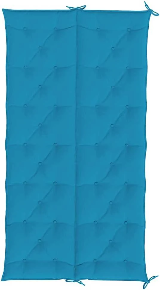 Sodo suoliuko pagalvėlė, mėlyna, 200x(50+50)x7cm, audinys