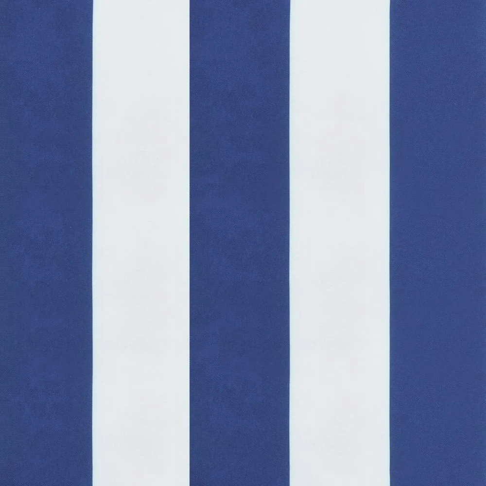 Sodo suoliuko pagalvėlė, mėlyna ir balta, 110x50x7cm, audinys