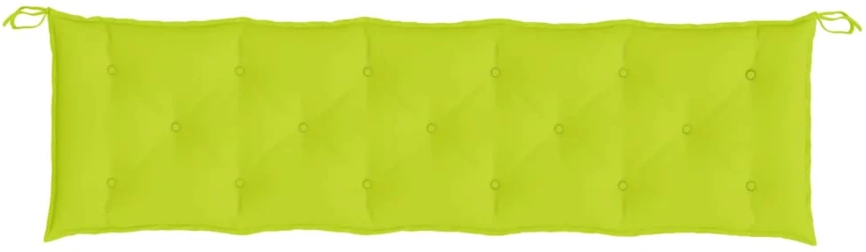 Sodo suoliuko pagalvėlė, ryškiai žalia, 180x50x7cm, audinys