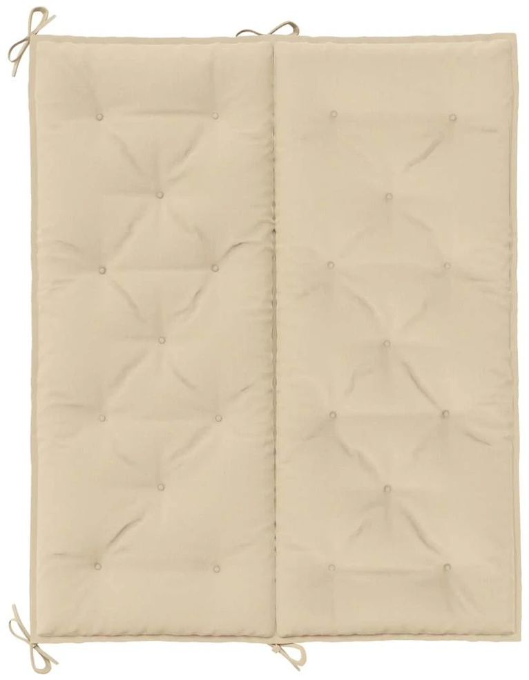 Sodo suoliuko pagalvėlė, smėlio, 120x(50+50)x7cm, audinys