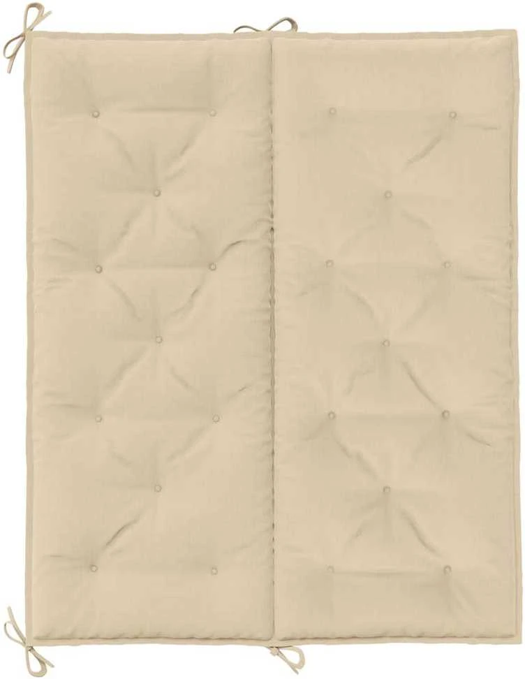 Sodo suoliuko pagalvėlė, smėlio, 120x(50+50)x7cm, audinys