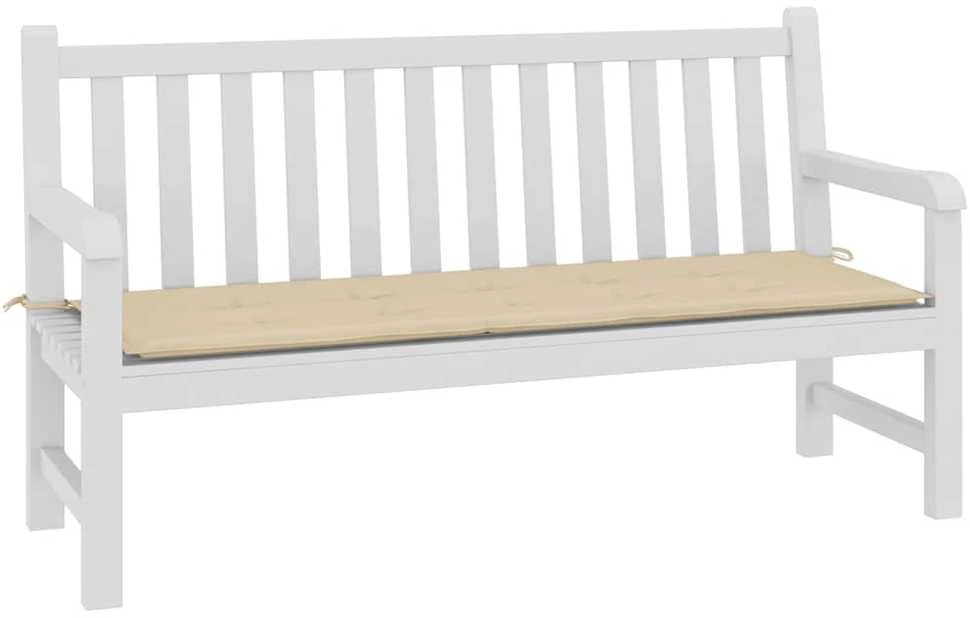 Sodo suoliuko pagalvėlė, smėlio spalvos, 150x50x3cm, audinys