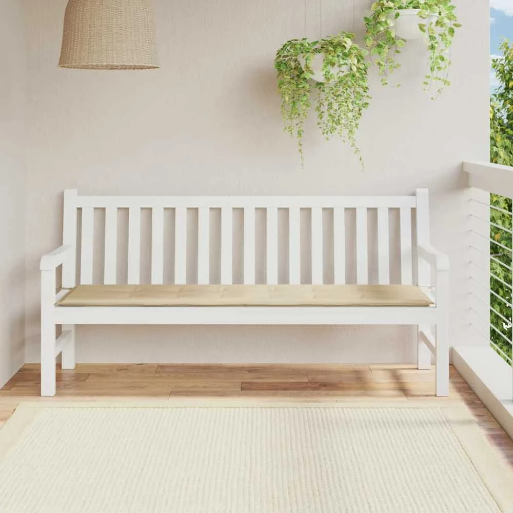 Sodo suoliuko pagalvėlė, smėlio spalvos, 180x50x3cm, audinys