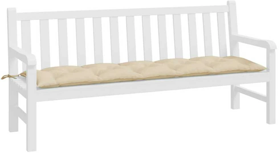 Sodo suoliuko pagalvėlė, smėlio spalvos, 180x50x7cm, audinys
