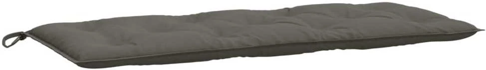 Sodo suoliuko pagalvėlė, tamsiai pilka, 120x50x7cm, audinys
