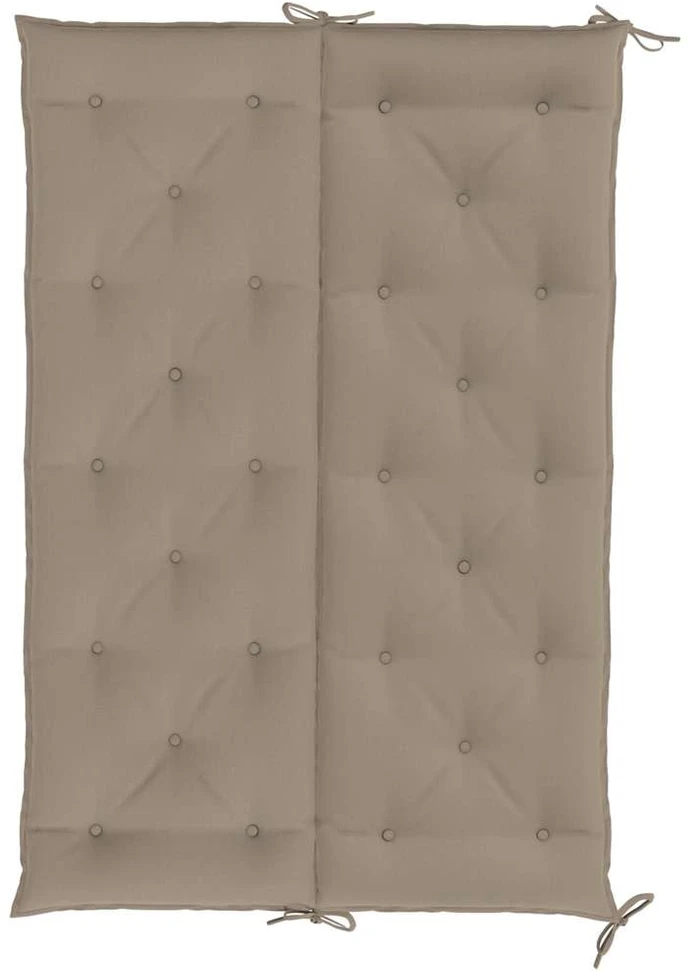 Sodo suoliuko pagalvėlė, taupe, 150x(50+50)x7cm, audinys