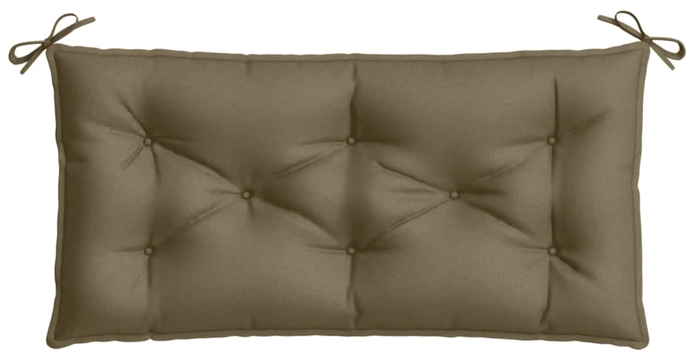 Sodo suoliuko pagalvėlė, taupe mišinys, 100x50x7cm, audinys