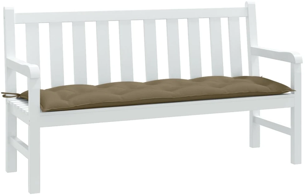 Sodo suoliuko pagalvėlė, taupe mišinys, 150x50x7cm, audinys