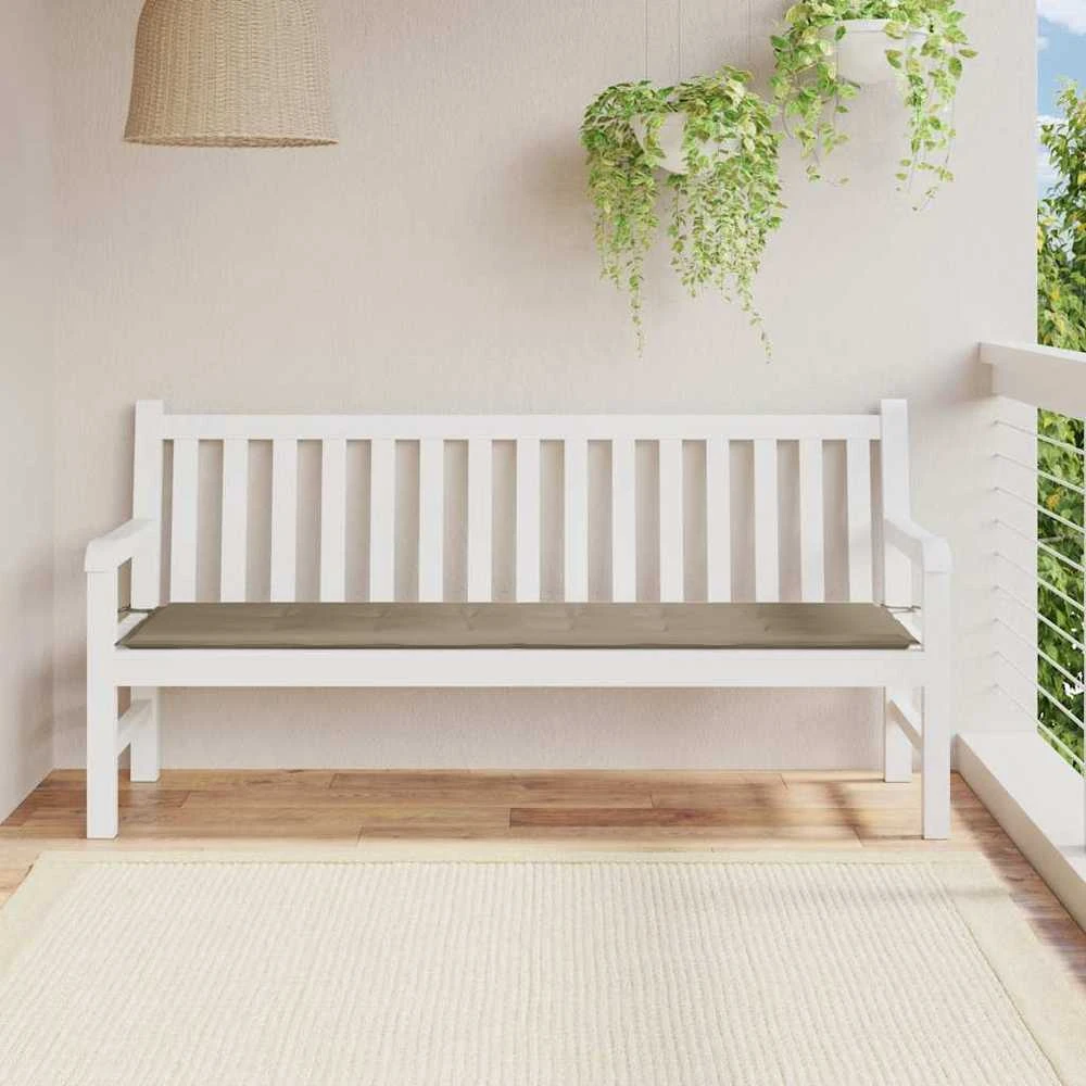 Sodo suoliuko pagalvėlė, taupe spalvos, 180x50x3cm, audinys