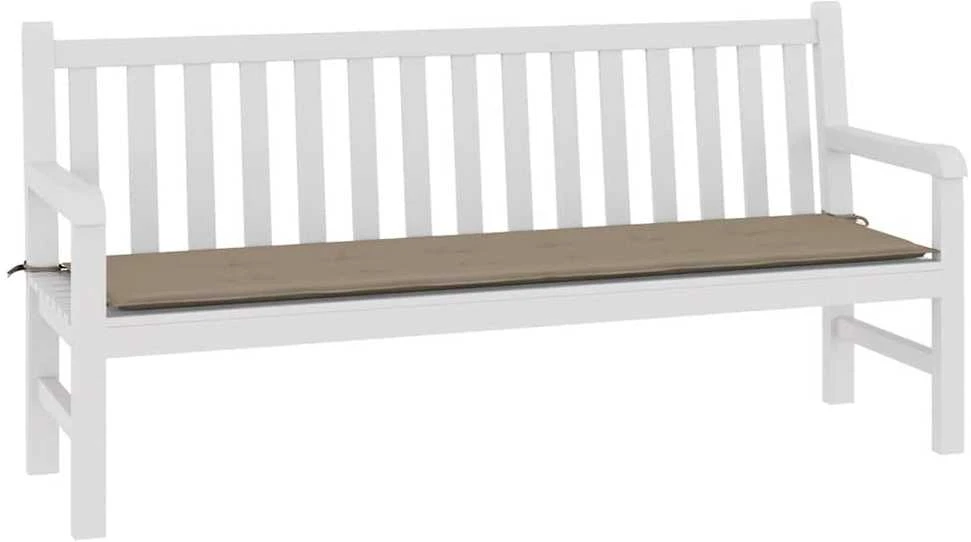 Sodo suoliuko pagalvėlė, taupe spalvos, 180x50x3cm, audinys