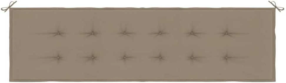 Sodo suoliuko pagalvėlė, taupe spalvos, 180x50x3cm, audinys