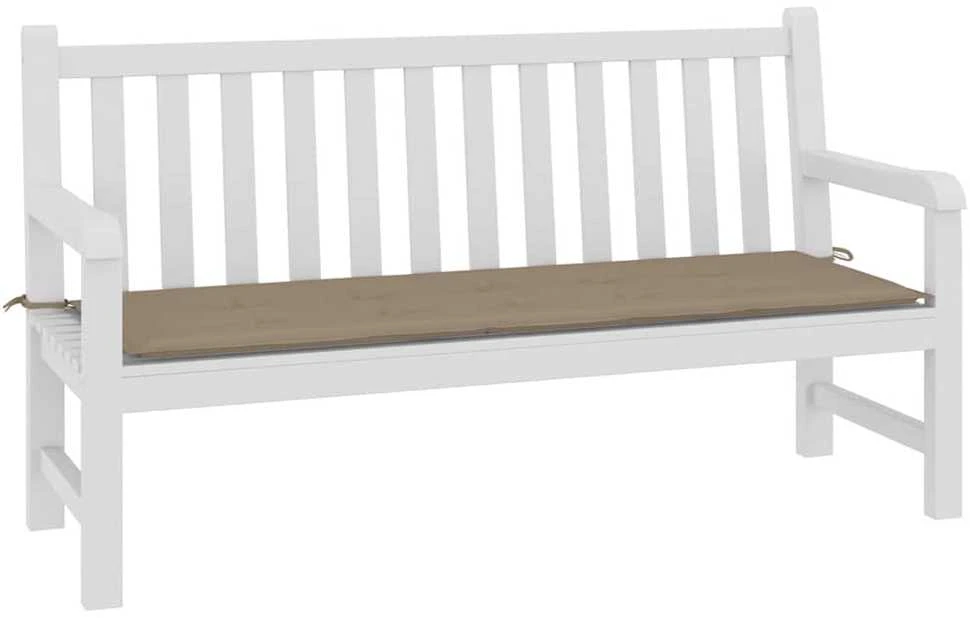 Sodo suoliuko pagalvėlė, taupe spalvos, 150x50x3cm, audinys
