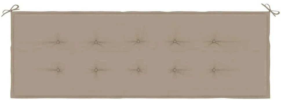 Sodo suoliuko pagalvėlė, taupe spalvos, 150x50x3cm, audinys