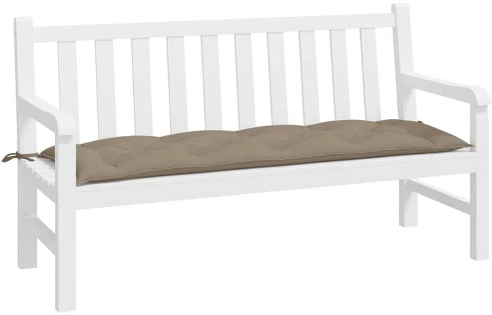 Sodo suoliuko pagalvėlė, taupe spalvos, 150x50x7cm, audinys