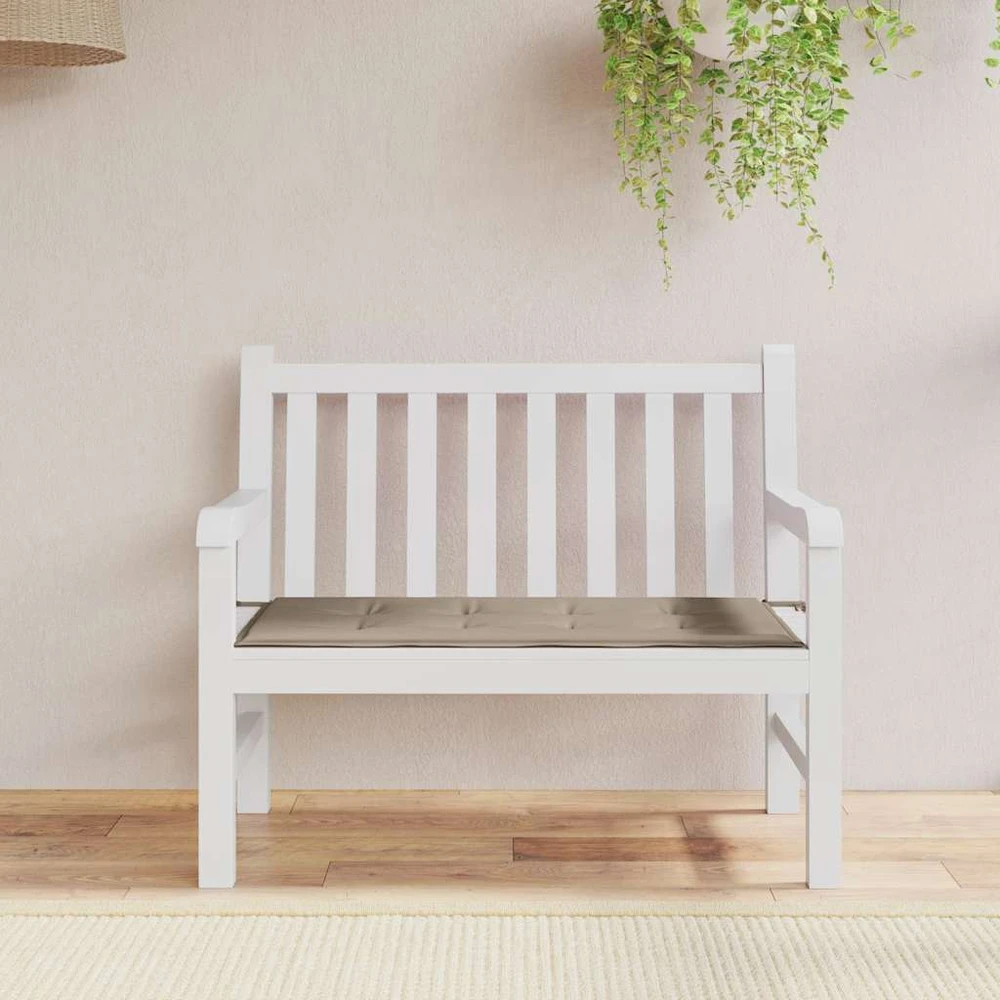 Sodo suoliuko pagalvėlė, taupe spalvos, 120x50x3cm, audinys