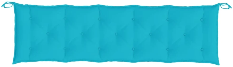 Sodo suoliuko pagalvėlė, turkio spalvos, 180x50x7cm, audinys
