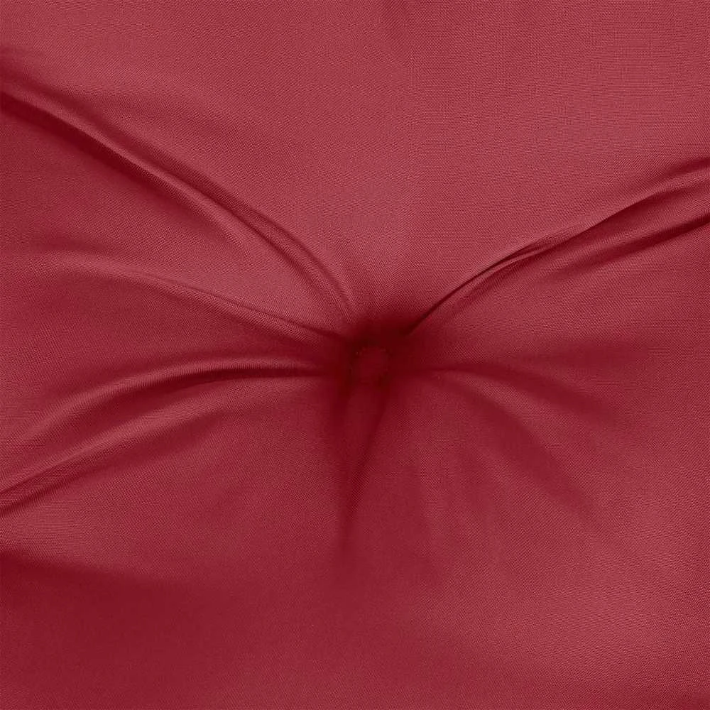 Sodo suoliuko pagalvėlė, vyno raudona, 180x(50+50)x7cm, audinys